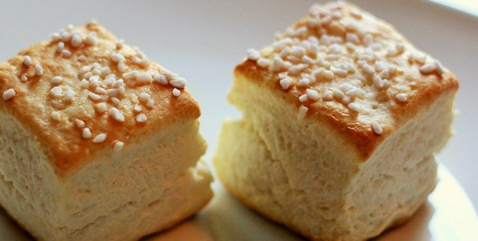 Cream Biscuits (2 Ingredients = Best. Biscuits. Ever.)