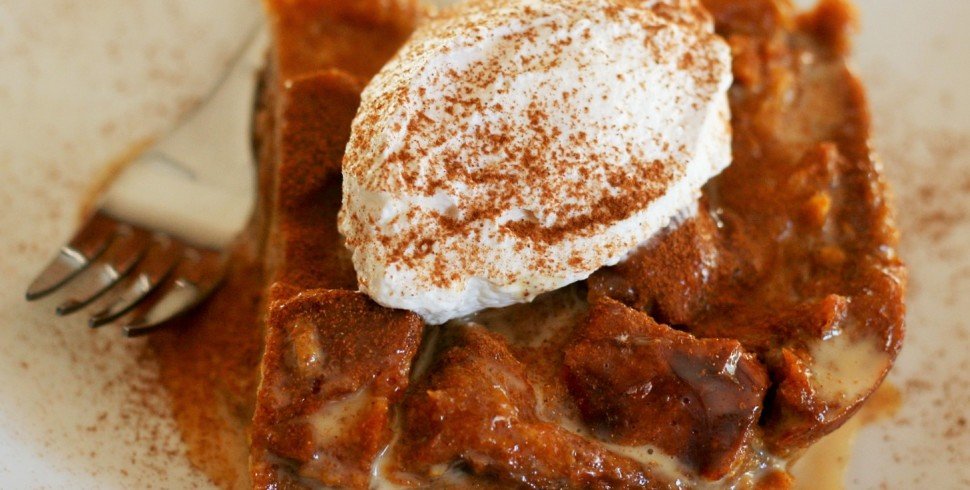 Tres Leches Pumpkin Bread Pudding