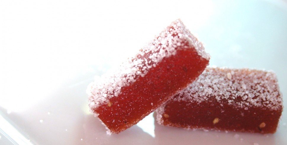 Strawberry Lime Pâte de Fruit
